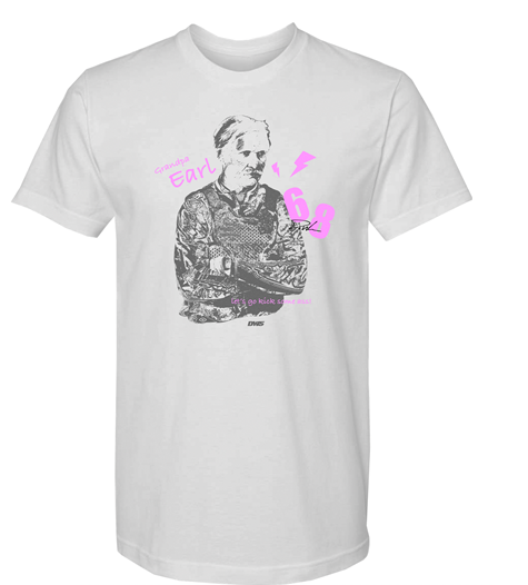Earl Kick Ass White Tee – Deano Merch
