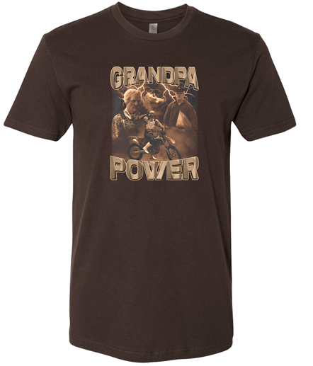 Earl Power Dark Brown Tee